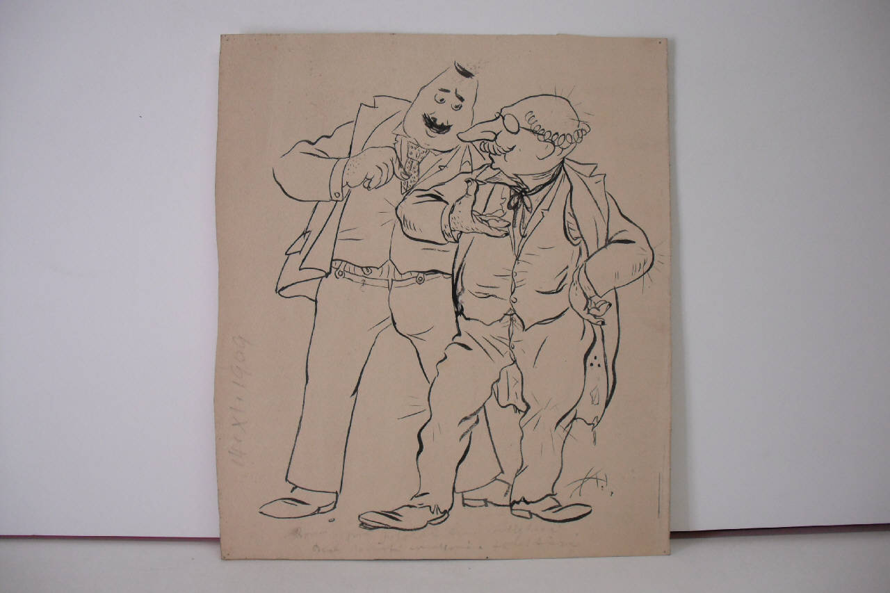 POVERO CONSIGLIO COMUNALE. (disegno) di Mazza, Aldo (1909/11/14 - )