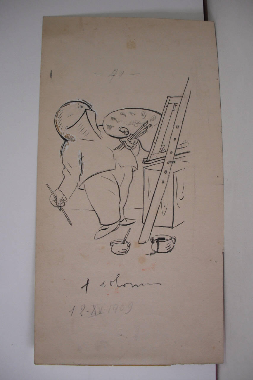 IL PREMIO AI NOSTRI ABBONATI. (disegno) di Mazza, Aldo (1909/12/12 - )