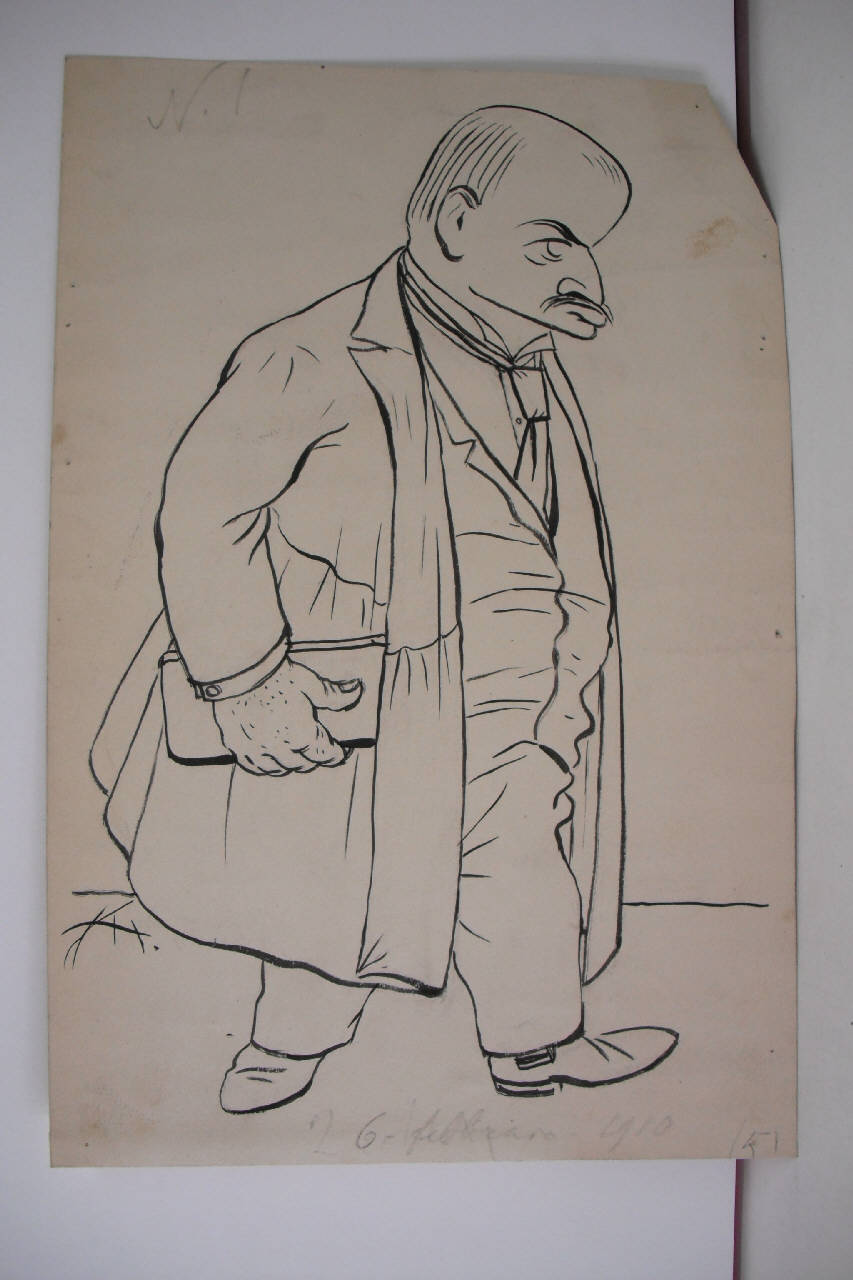 IL DOTTOR BONARDI. (disegno) di Mazza, Aldo (1910/02/06 - )
