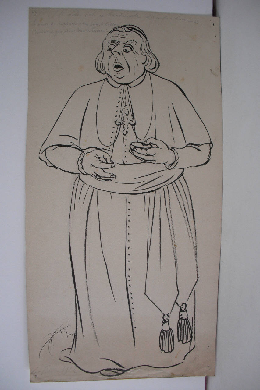 IL ROLE DEL "CARDINAL LAMBERTINI" (disegno) di Mazza, Aldo (1912/02/04 - )