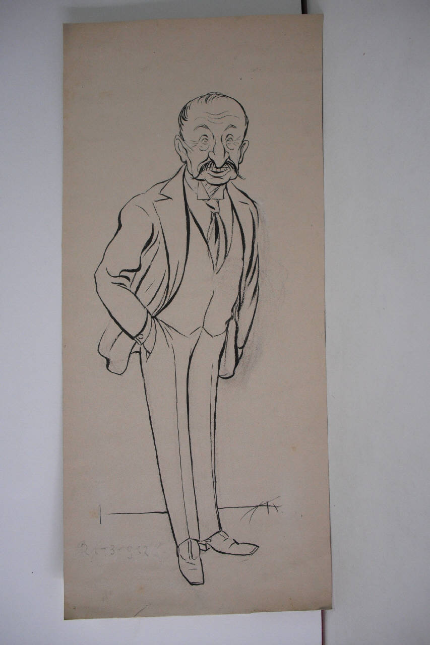 IL CAV. ERNESTO REINACH. (disegno) di Mazza, Aldo (1912/03/24 - )