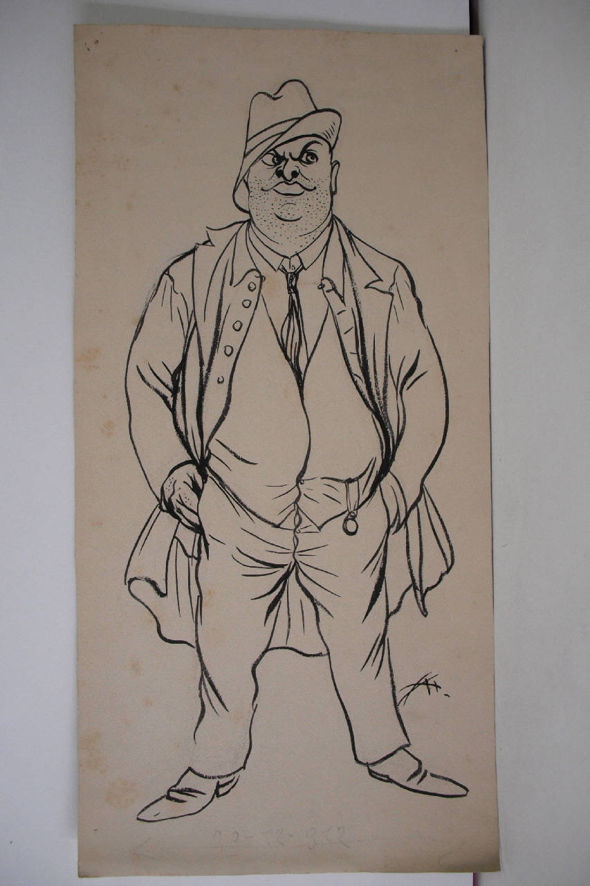 GIOVANNI BORELLI. (disegno) di Mazza, Aldo (1912/12/29 - )