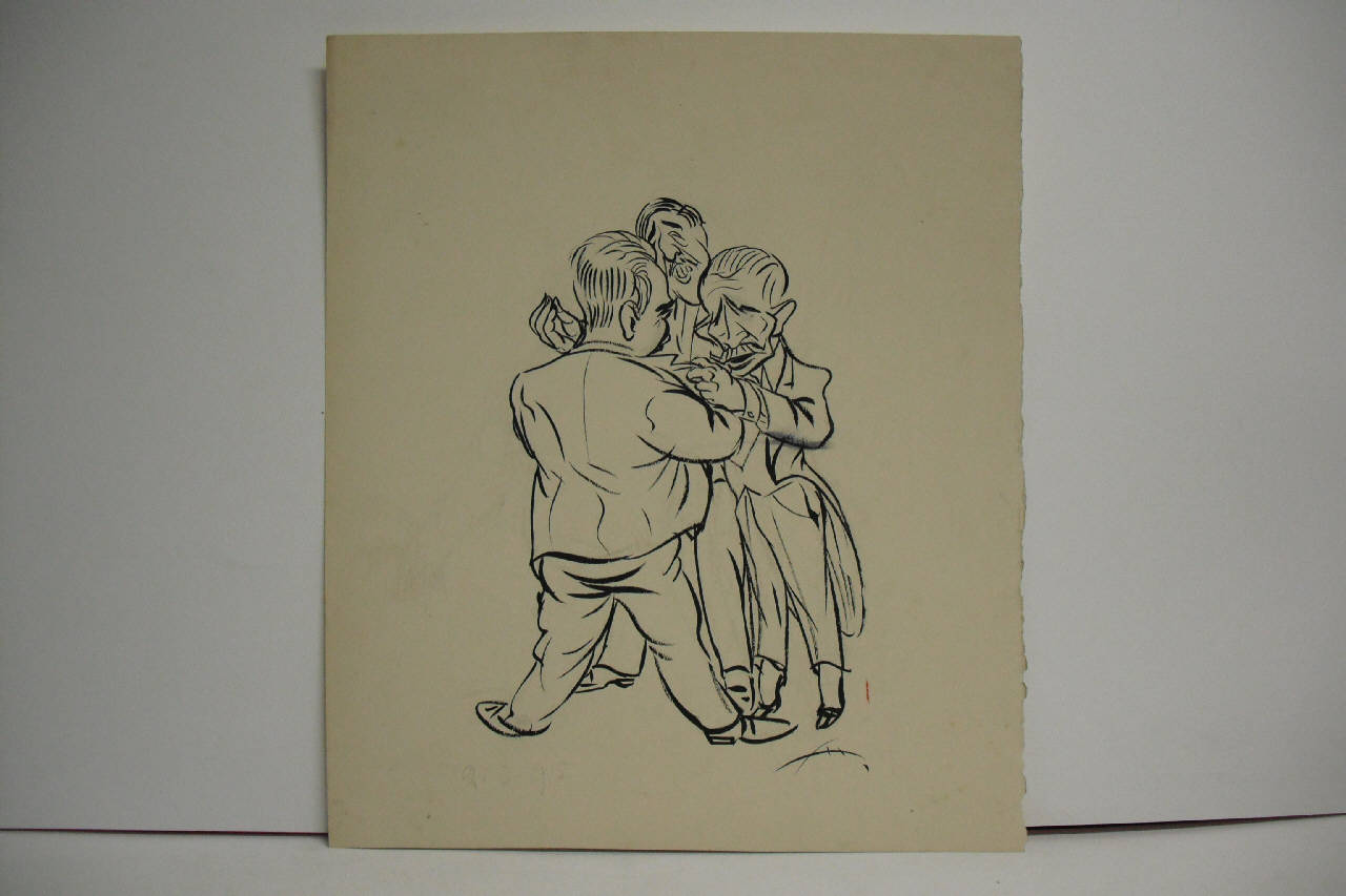 UN BRUTTO SCHERZO. (disegno) di Mazza, Aldo (1915/05/02 - )