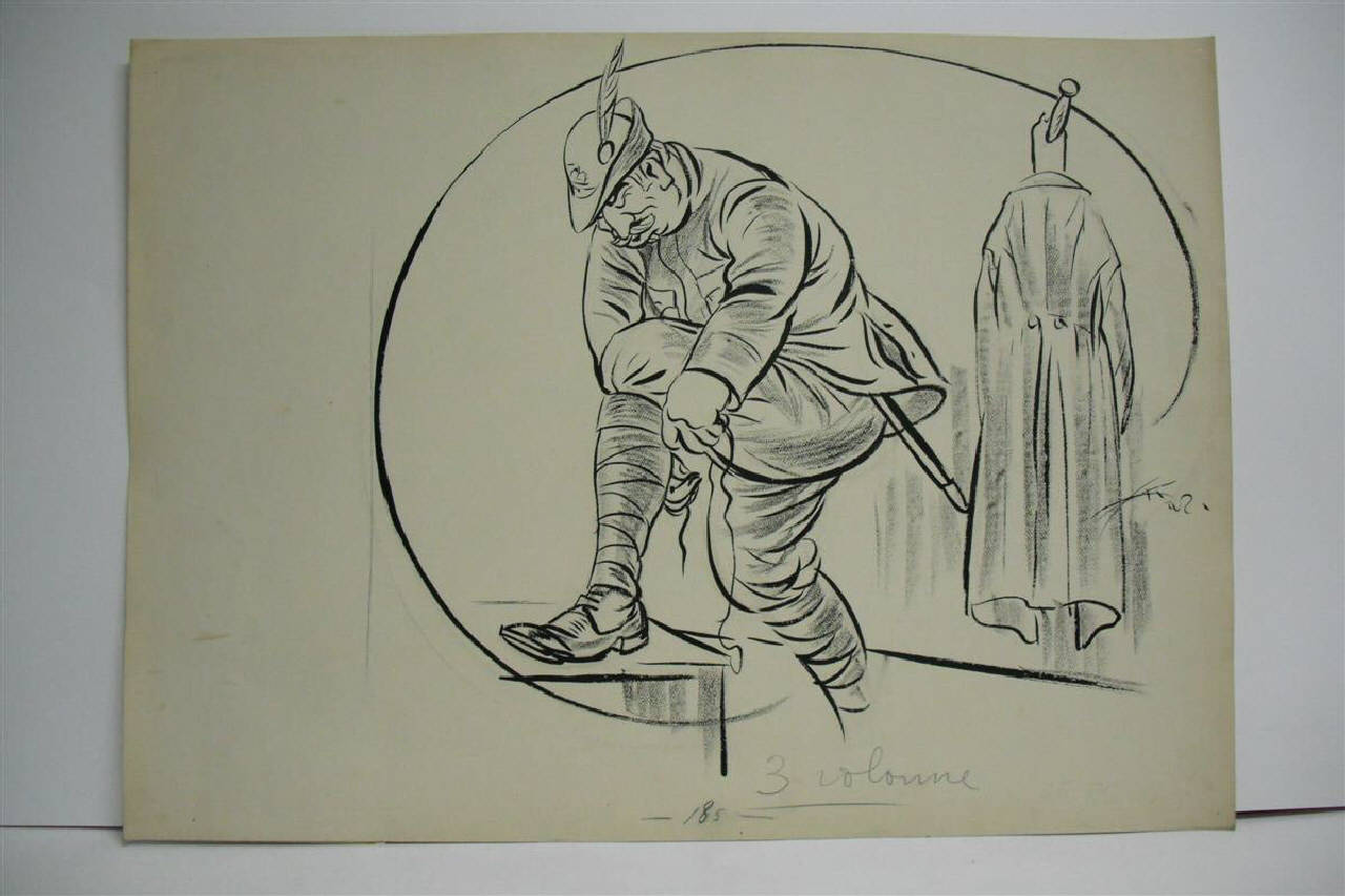 LA MODA PEL 1916 (disegno) di Mazza, Aldo (1915/12/26 - )