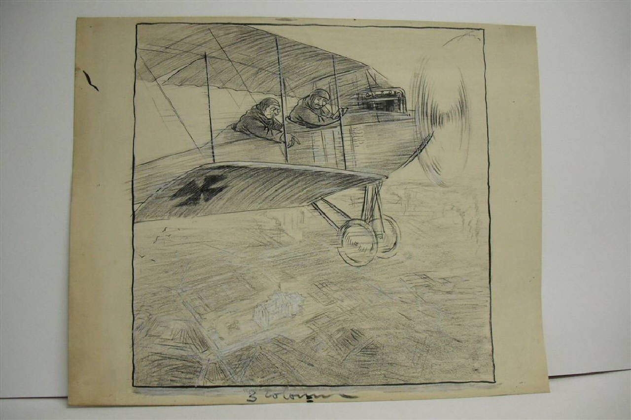 UNA BUONA GUIDA. (disegno) di Mazza, Aldo (1916/02/20 - )