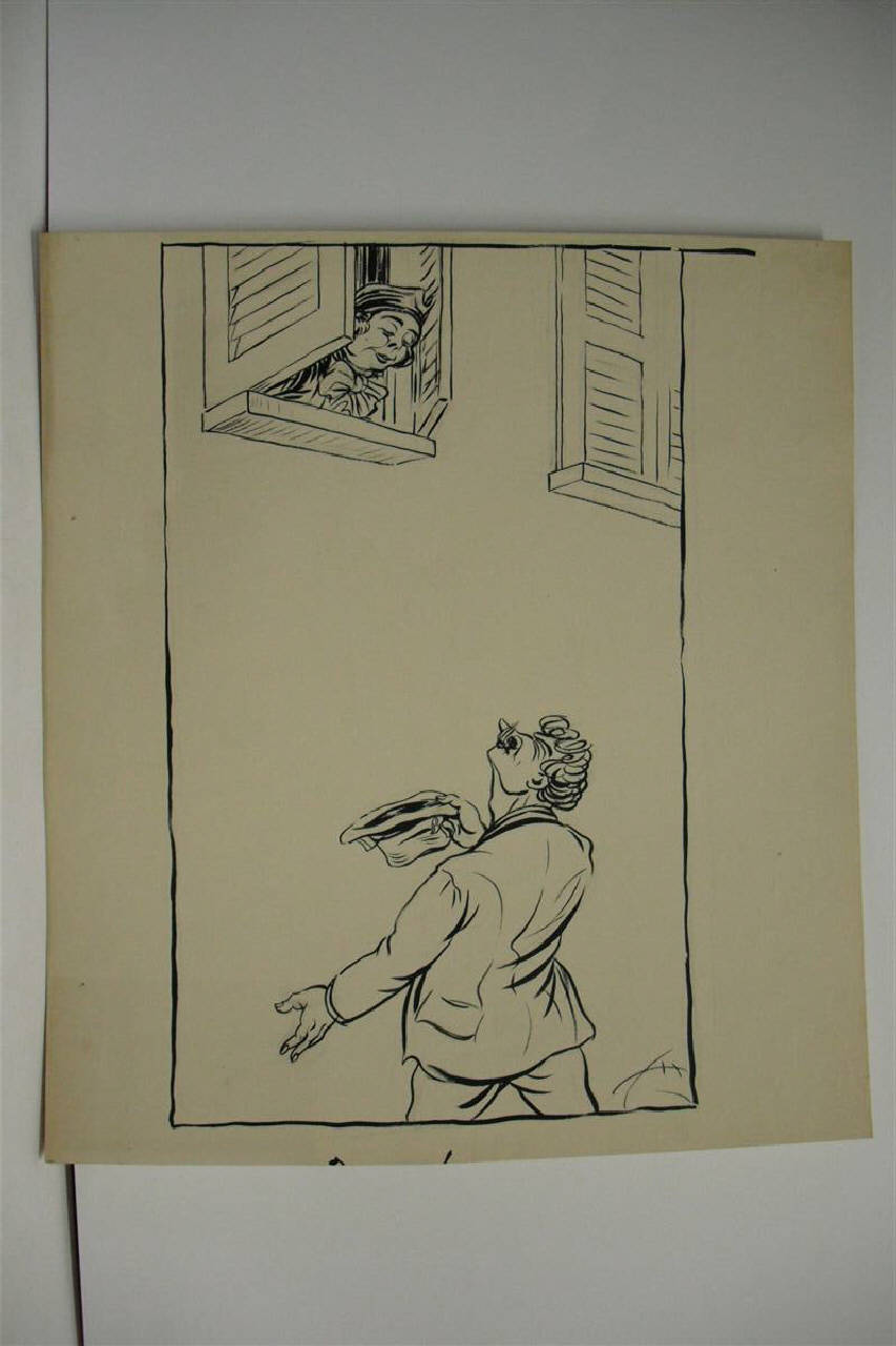 PRIMO ACCONTO. (disegno) di Mazza, Aldo (1916/05/21 - )