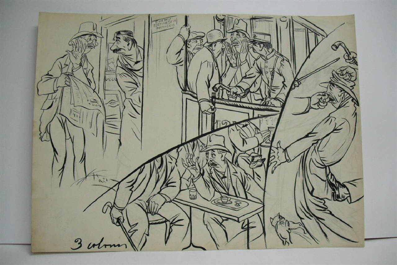 I MENAGRAMI. (disegno) di Mazza, Aldo (1916/06/04 - )