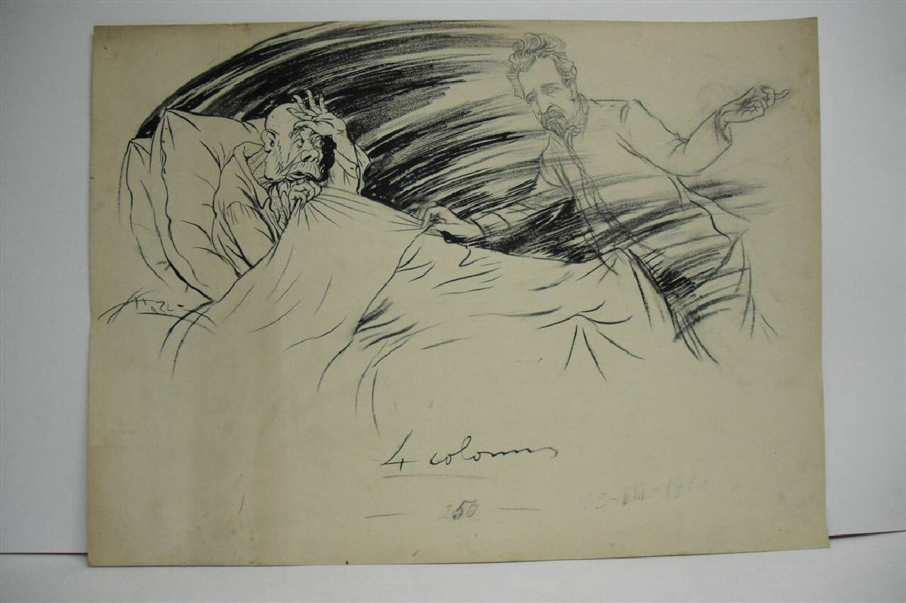 L'OMBRA DI BATTISTI: (disegno) di Mazza, Aldo (1916/08/13 - )