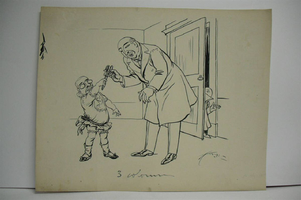 L'ABDICAZIONE (quadro storico). (disegno) di Mazza, Aldo (1916/10/01 - )