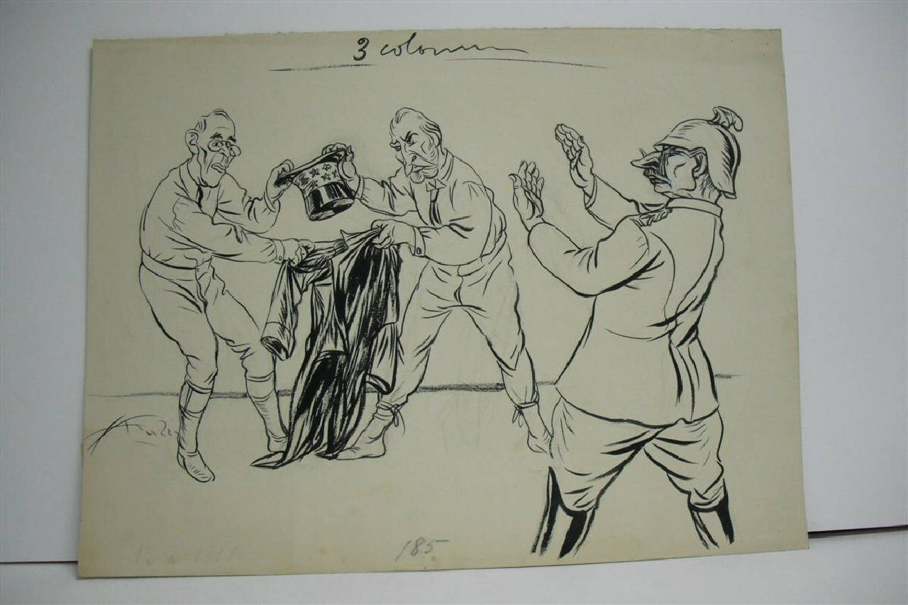 IL PRESIDENTE DEGLI S.U. (disegno) di Mazza, Aldo (1916/11/12 - )