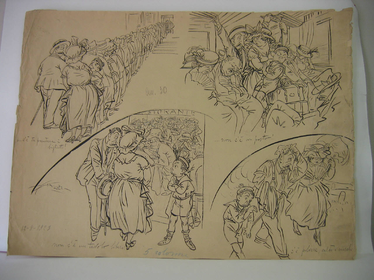 Non c'è un tavolo libero! (disegno) di Mazza, Aldo (1923/08/12 - )