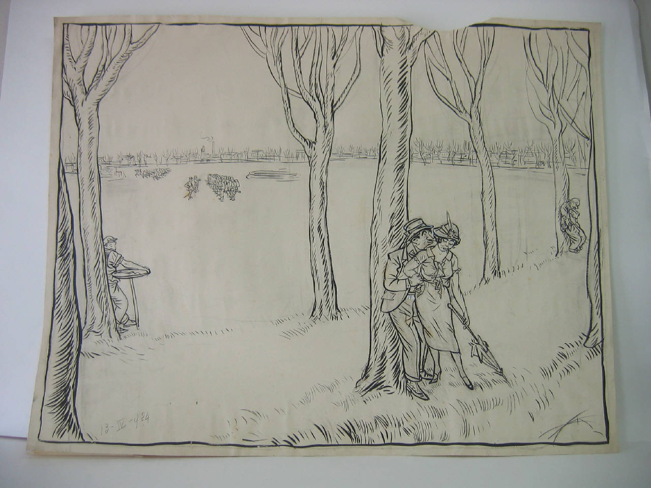 DA PIAZZA D'ARMI A FIERA CAMPIONARIA. (disegno) di Mazza, Aldo (1924/04/13 - )