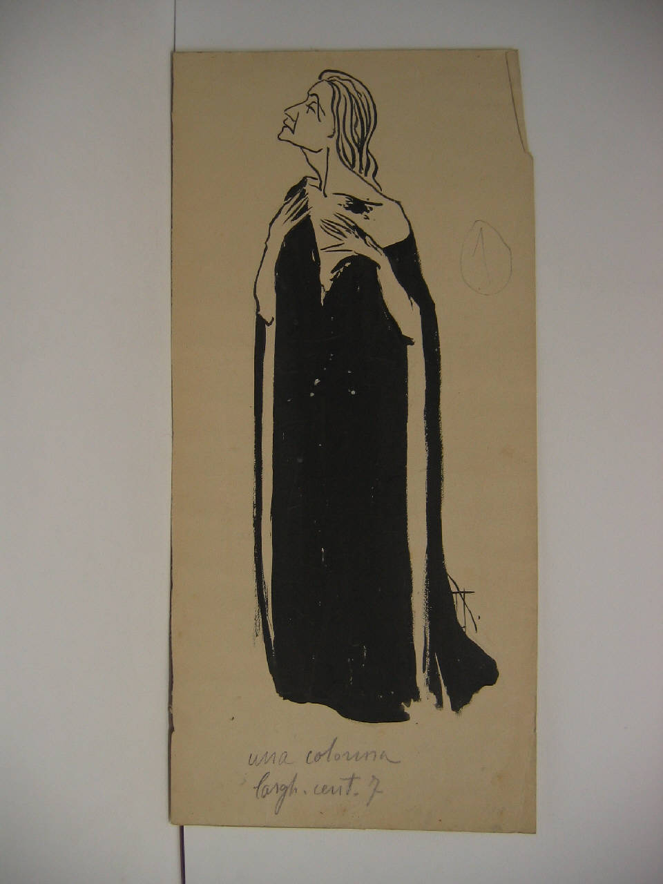 Teatro lirico - MONNA VANNA. (disegno) di Mazza, Aldo (1904/06/19 - )