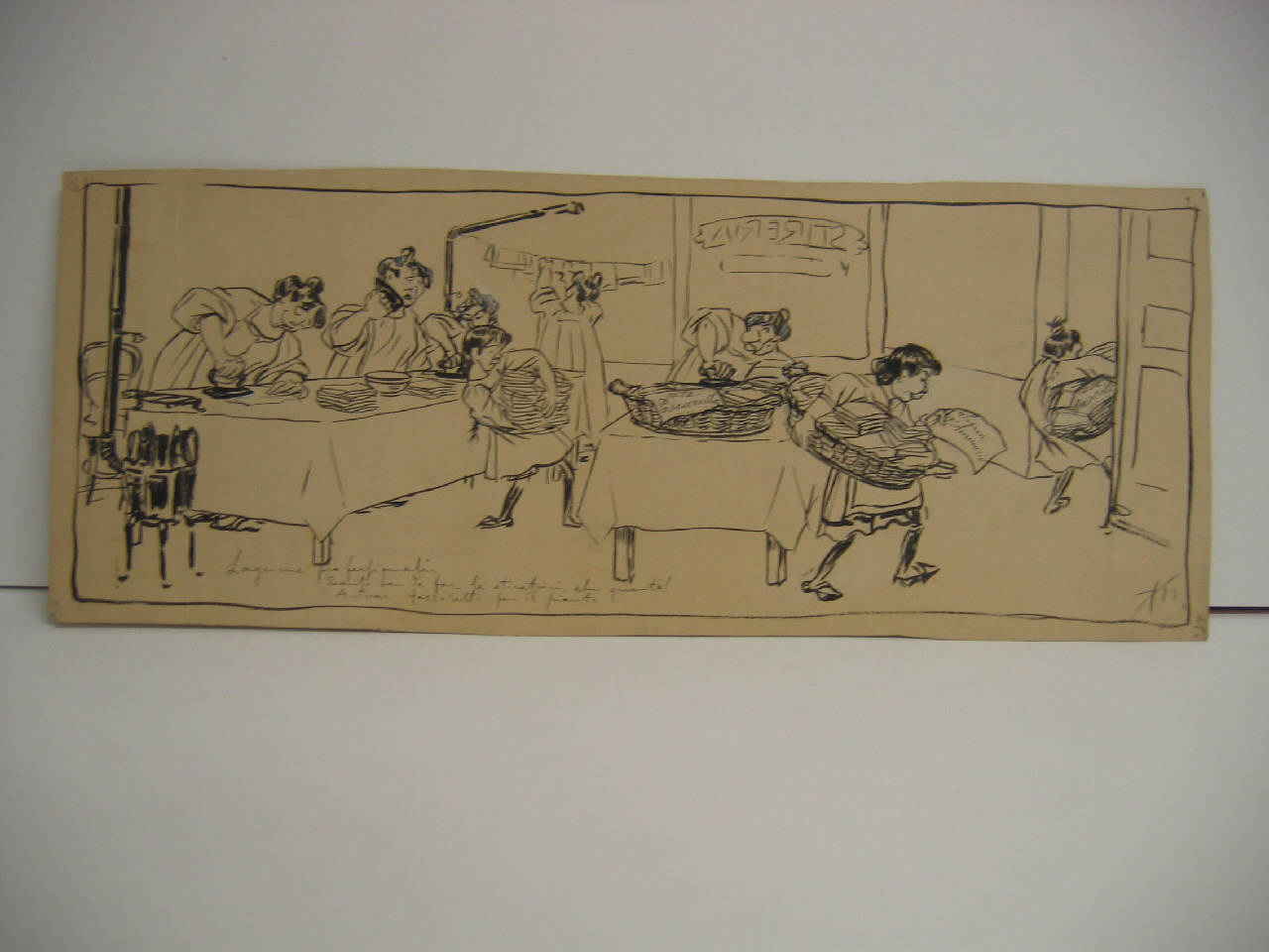 LAGRIME PROFESSIONALI. (disegno) di Mazza, Aldo (1907/02/24 - )