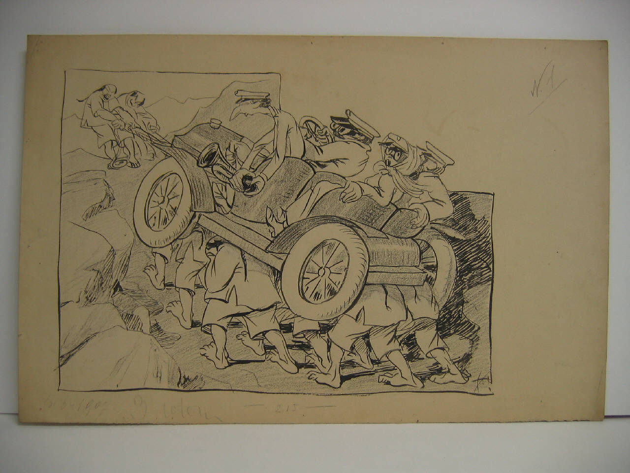 DA PECHINO A PARIGI - IL TRIONFO DELL'AUTOMOBILISMO (nostro telegramma particolare). (disegno) di Mazza, Aldo (1907/06/16 - )