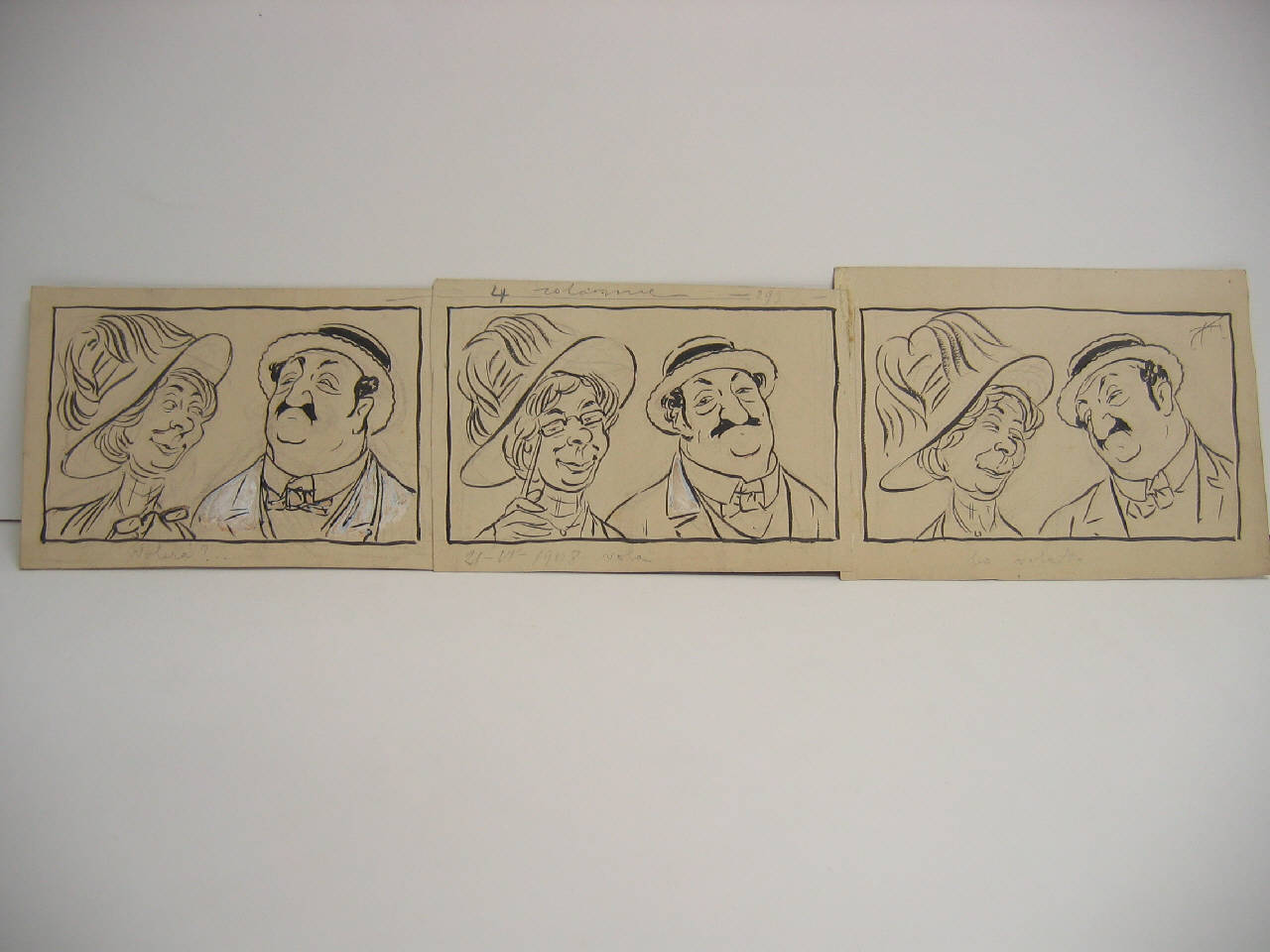 CINEMATOGRAFO DEL GUERINO - Esperimenti di Delagrange. (disegno) di Mazza, Aldo (1908/06/21 - )