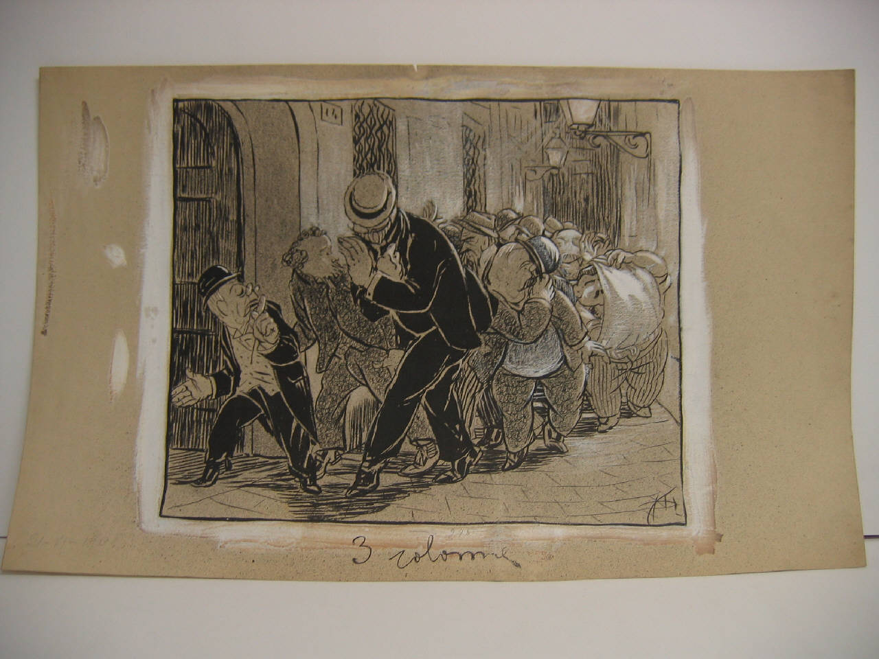 IL PASQUINO DOPO IL SUCCESSO DELLE ELEZIONI COMUNALI. (disegno) di Mazza, Aldo (1908/06/21 - )