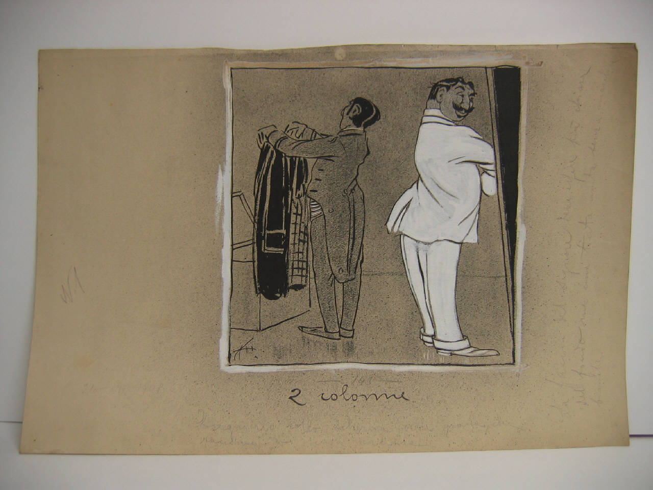 BOLLETTINO METEOROLOGICO. (disegno) di Mazza, Aldo (1908/07/26 - )