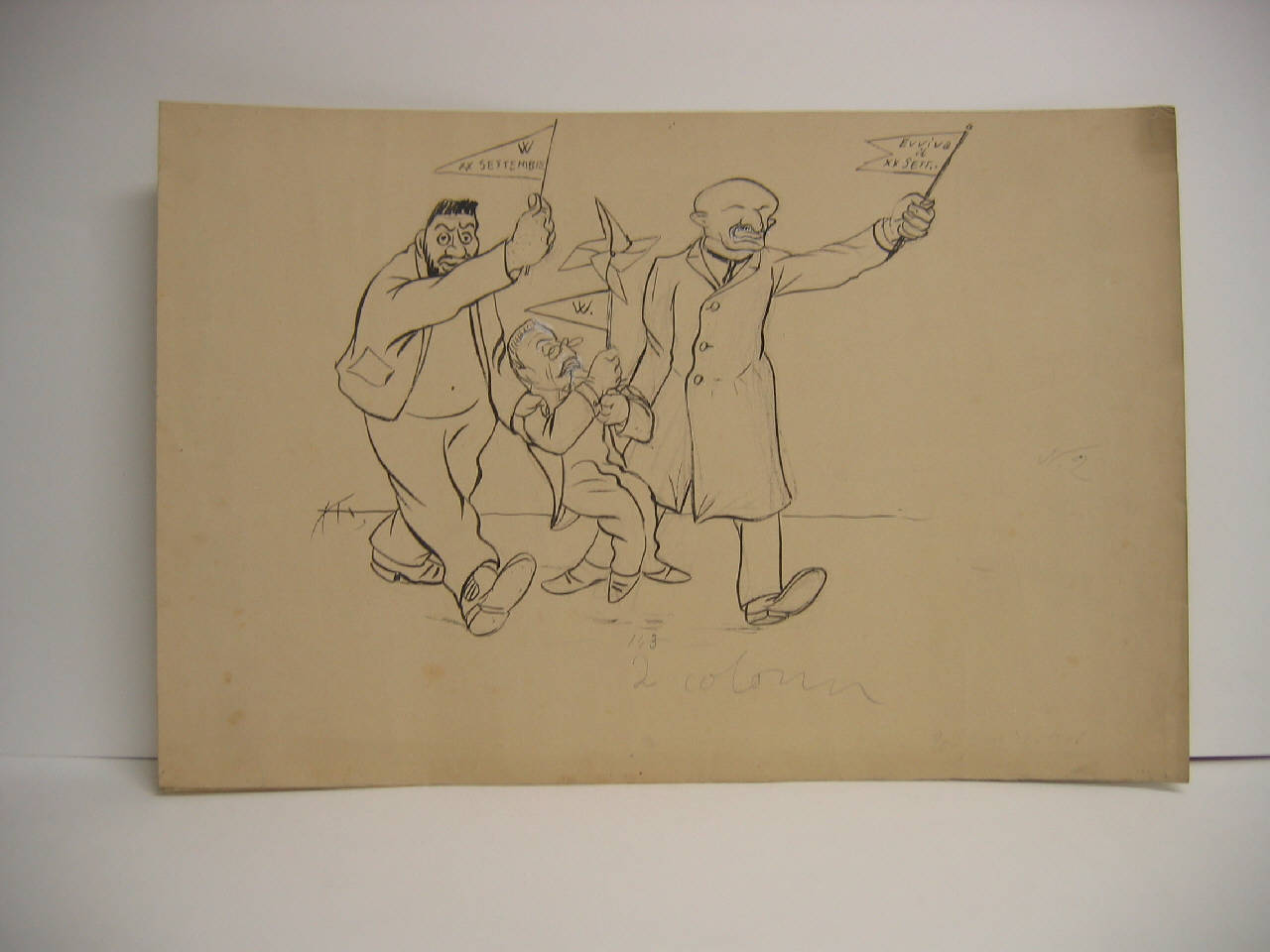 XX SETTEMBRE - festa Nazionale. (disegno) di Mazza, Aldo (1908/09/20 - )