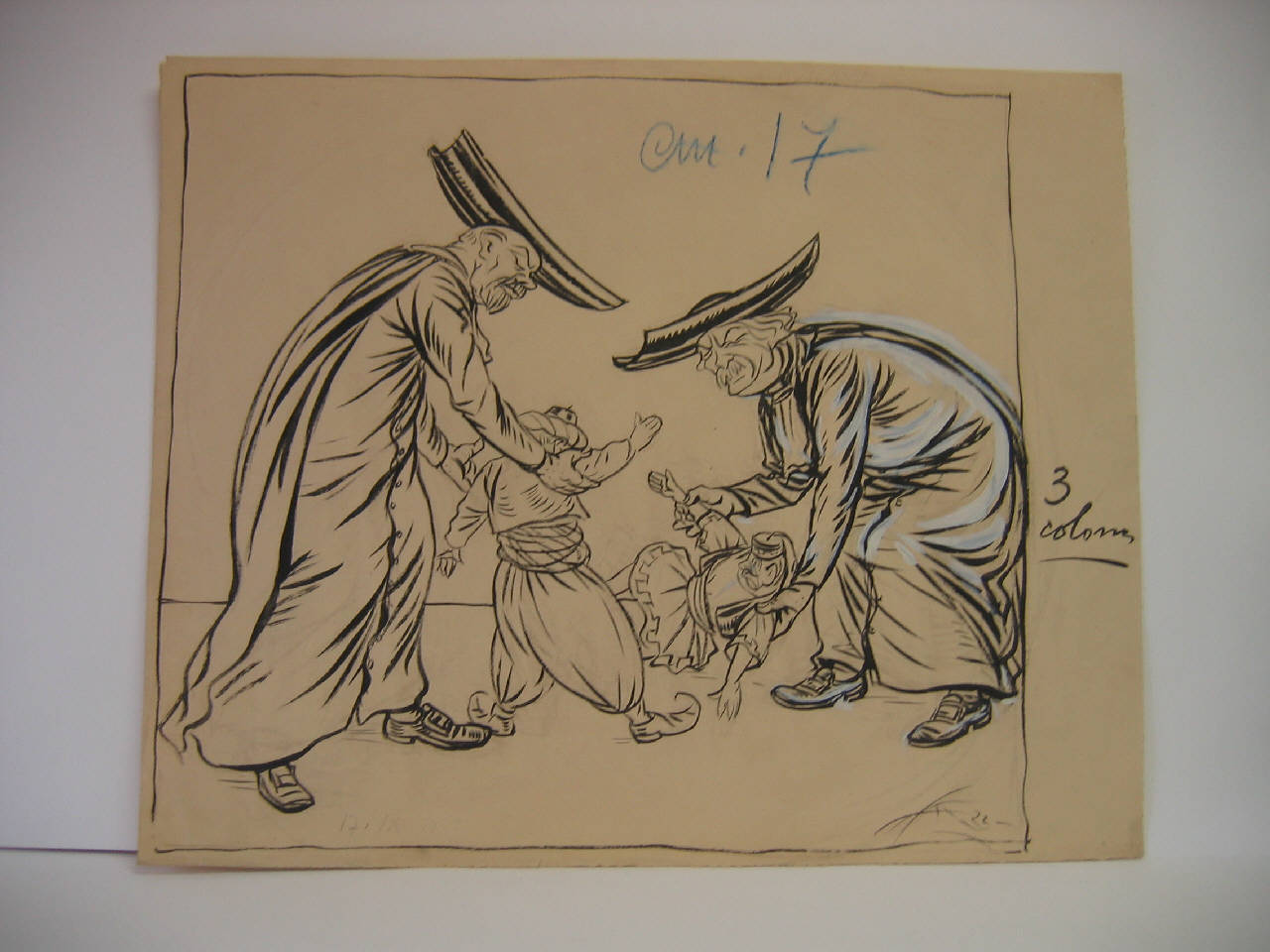 GOVERNANTI GESUITI. (disegno) di Mazza, Aldo (1922/09/17 - )