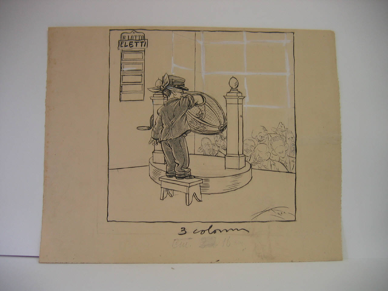 LA NOSTRA RIFORMA ELETTORALE. (disegno) di Mazza, Aldo (1922/10/15 - )