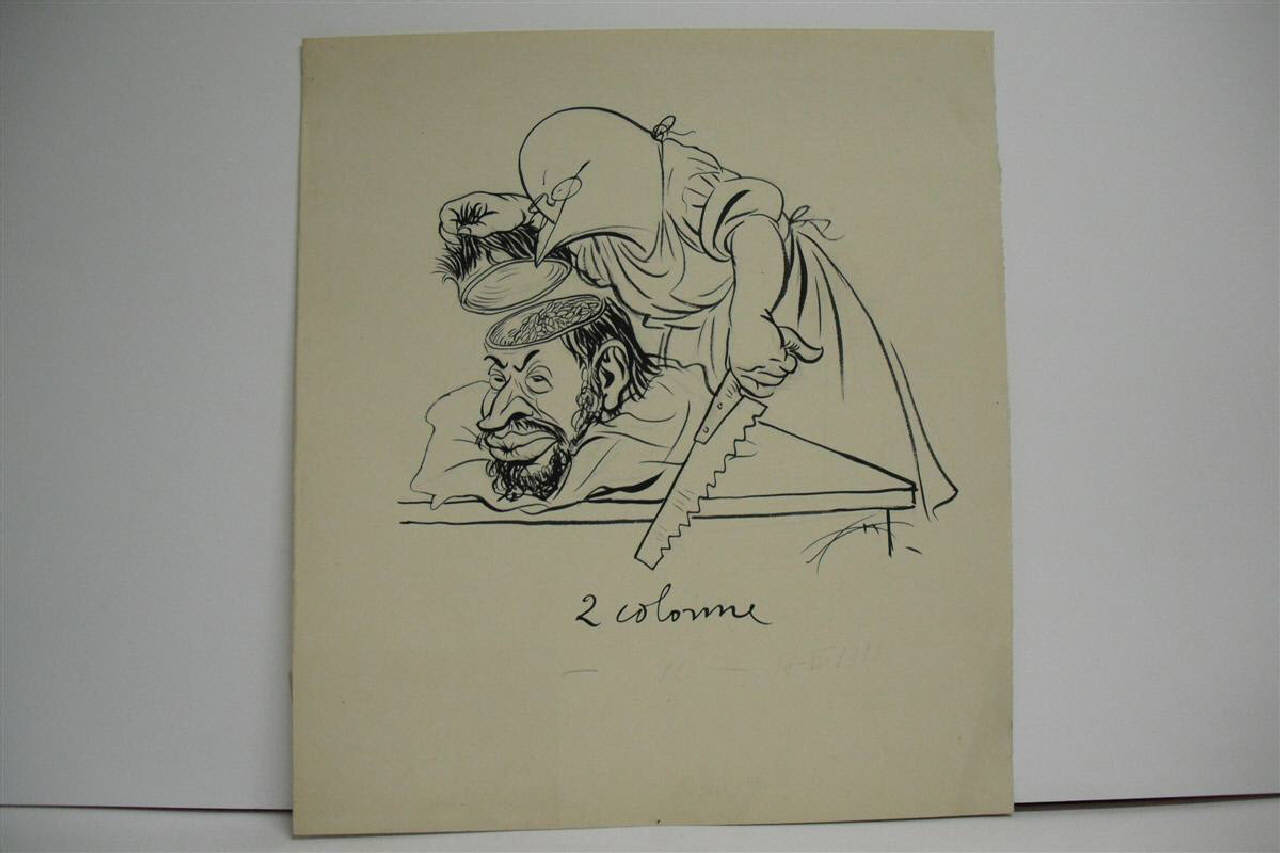 DIAGNOSTICO. (disegno) di Mazza, Aldo (1916/06/18 - )