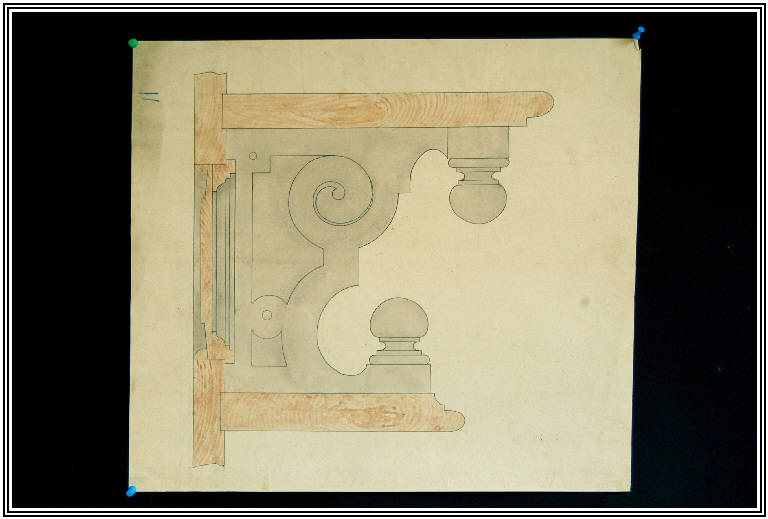 STUDIO DI ORNATO (disegno) di Bernasconi, Carlo (fine sec. XIX)