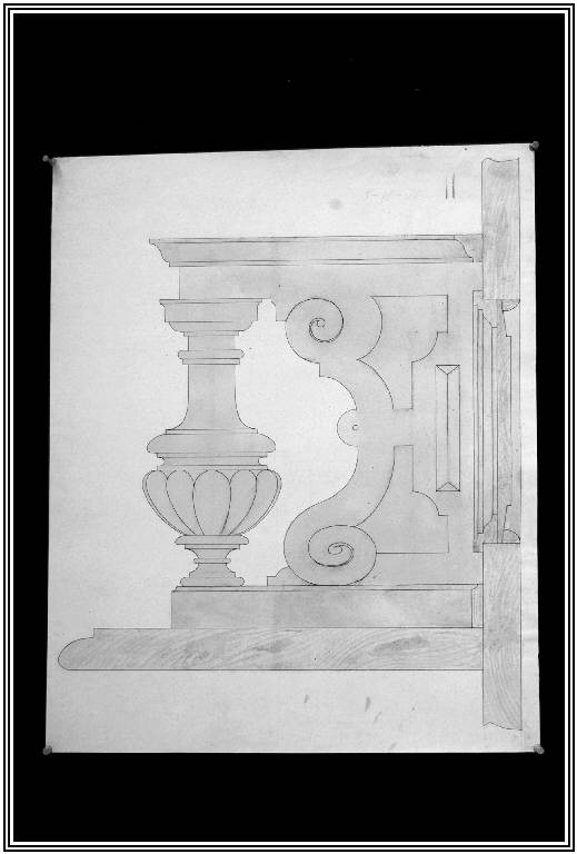 STUDIO DI ORNATO (disegno) di Bernasconi, Carlo (fine sec. XIX)