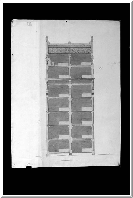 STUDIO DI ORNATO (disegno) di Bernasconi, Carlo (fine sec. XIX)