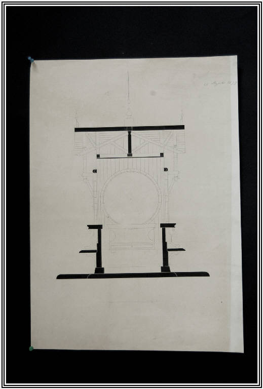 STUDIO DI ARCHITETTURA (disegno) di Bernasconi, Carlo (?) (fine sec. XIX)