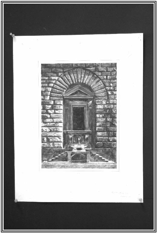 STUDIO DI ARCHITETTURA (disegno) di Giletti Giulio (fine sec. XIX)