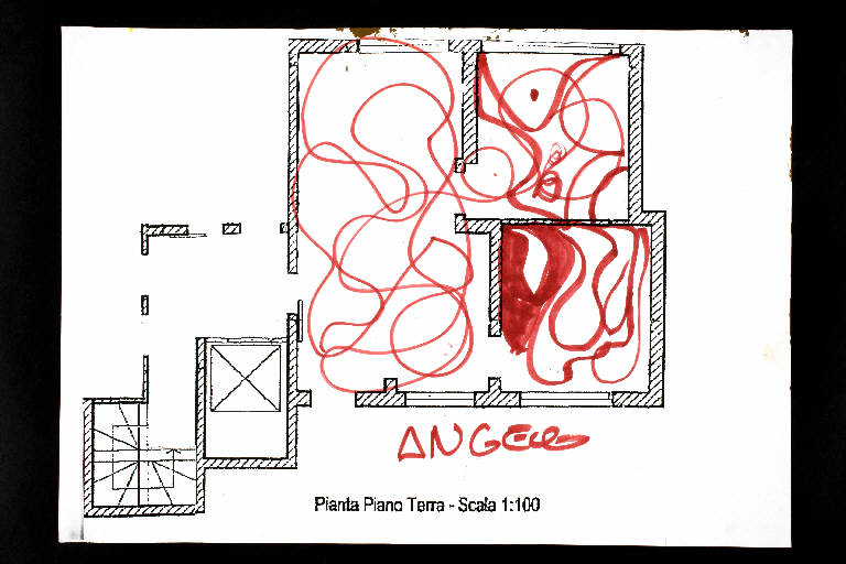 Composizione di forme organiche (disegno) di Di Bartolomeo, Angela (sec. XXI)