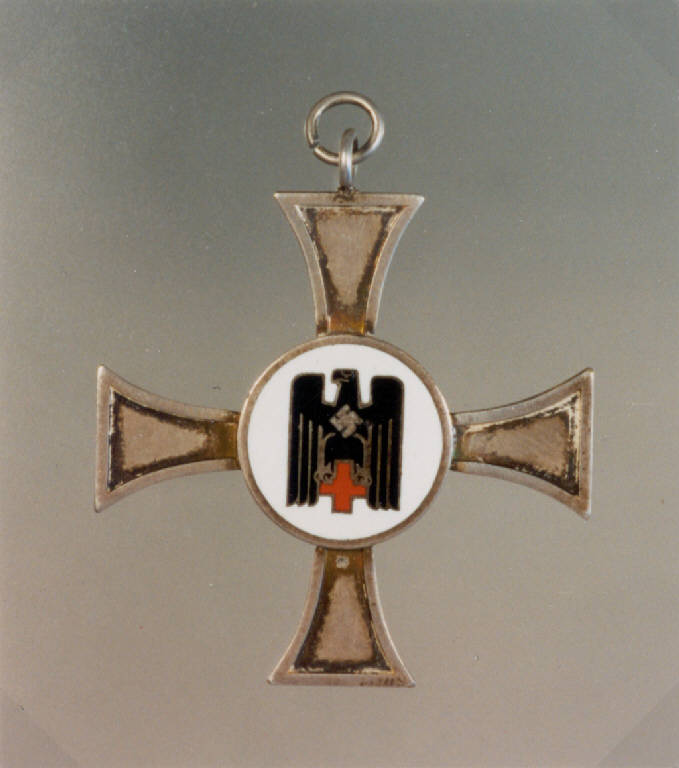 R: SIMBOLO DEL TERZO REICH, CROCE DI GINEVRA, R: AQUILA, CROCE UNCINATA, CROCE GRECA (croce) - coniazione tedesca (sec. XX)