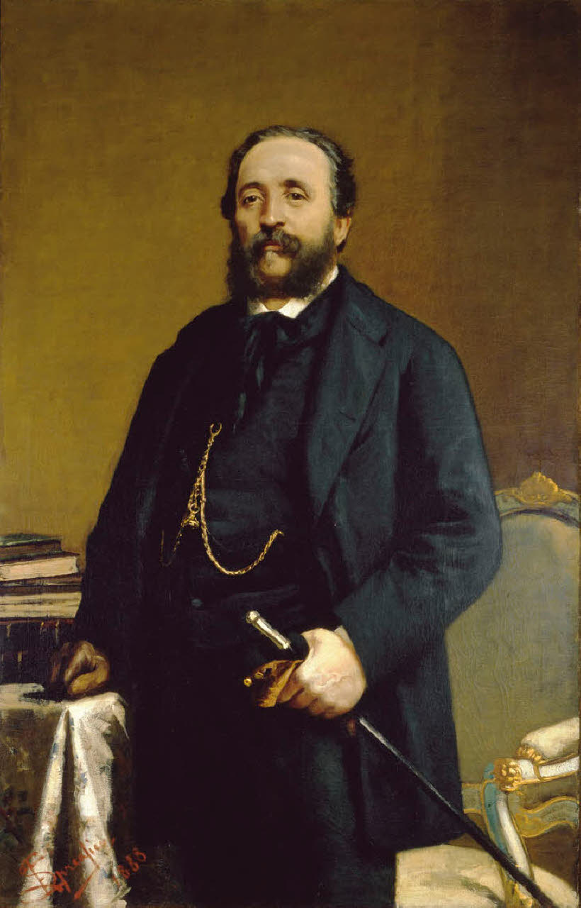 Ritratto di Luigi Ponti, ritratto d'uomo (dipinto) di Spreafico, Eugenio (seconda metà sec. XIX)