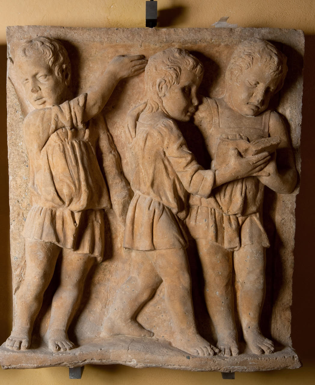 Putti festanti, Putto (formella) - Manifattura lombarda (seconda metà sec. XIX)