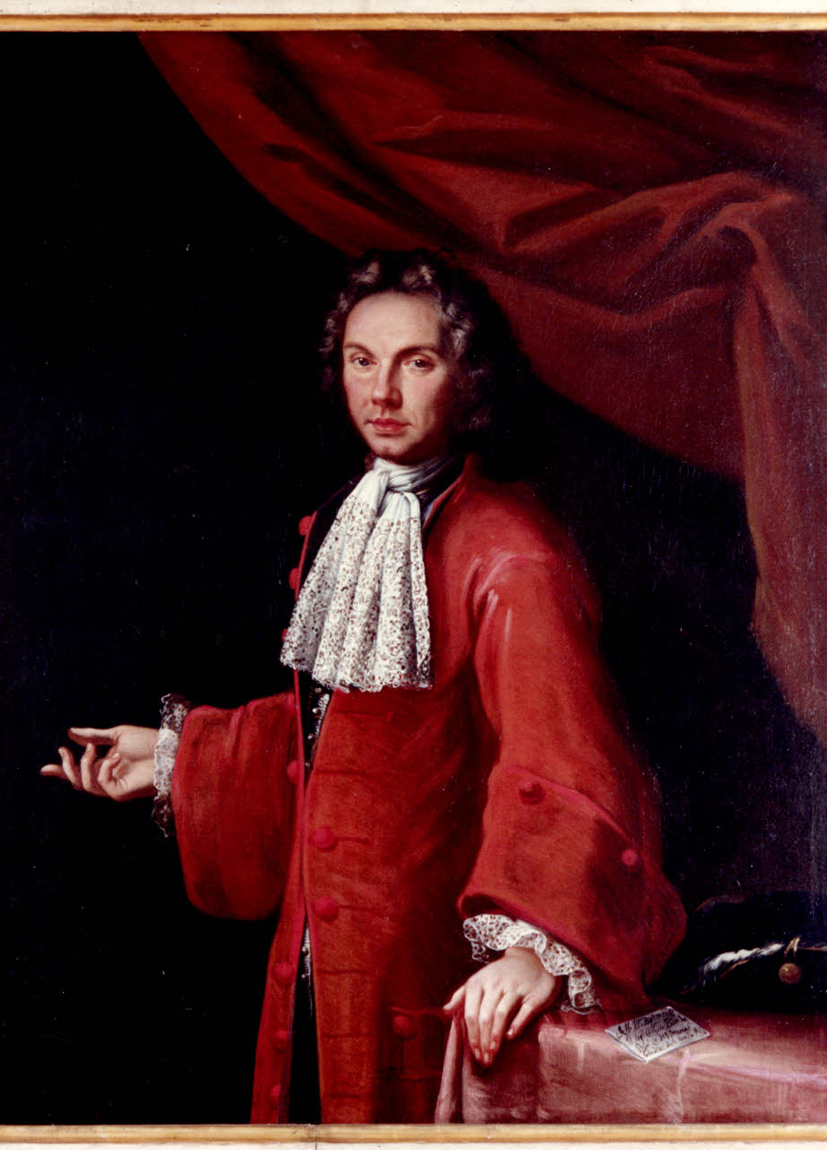 Ritratto del conte Giovanni Battista Secco Borella, Ritratto d'uomo (dipinto) di Anonimo (prima metà sec. XVIII)