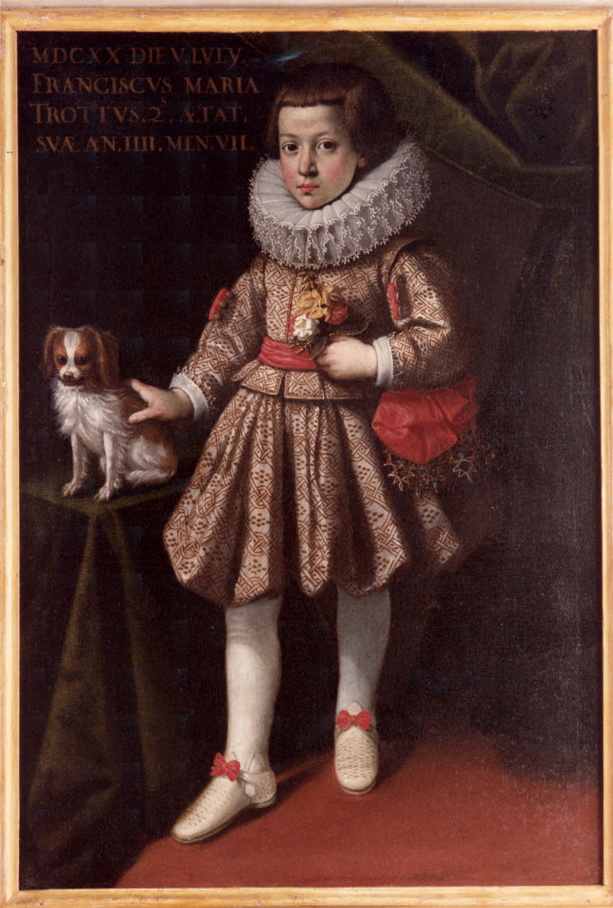 Ritratto di Francesco Maria Trotti II, ritratto di bambino (dipinto) di Anonimo (sec. XVII)