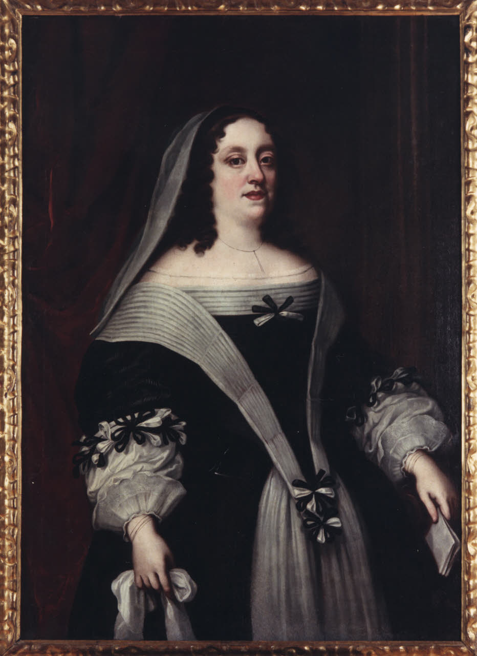 Ritratto di nobildonna in lutto, Ritratto di donna (dipinto) di Anonimo (sec. XVII)