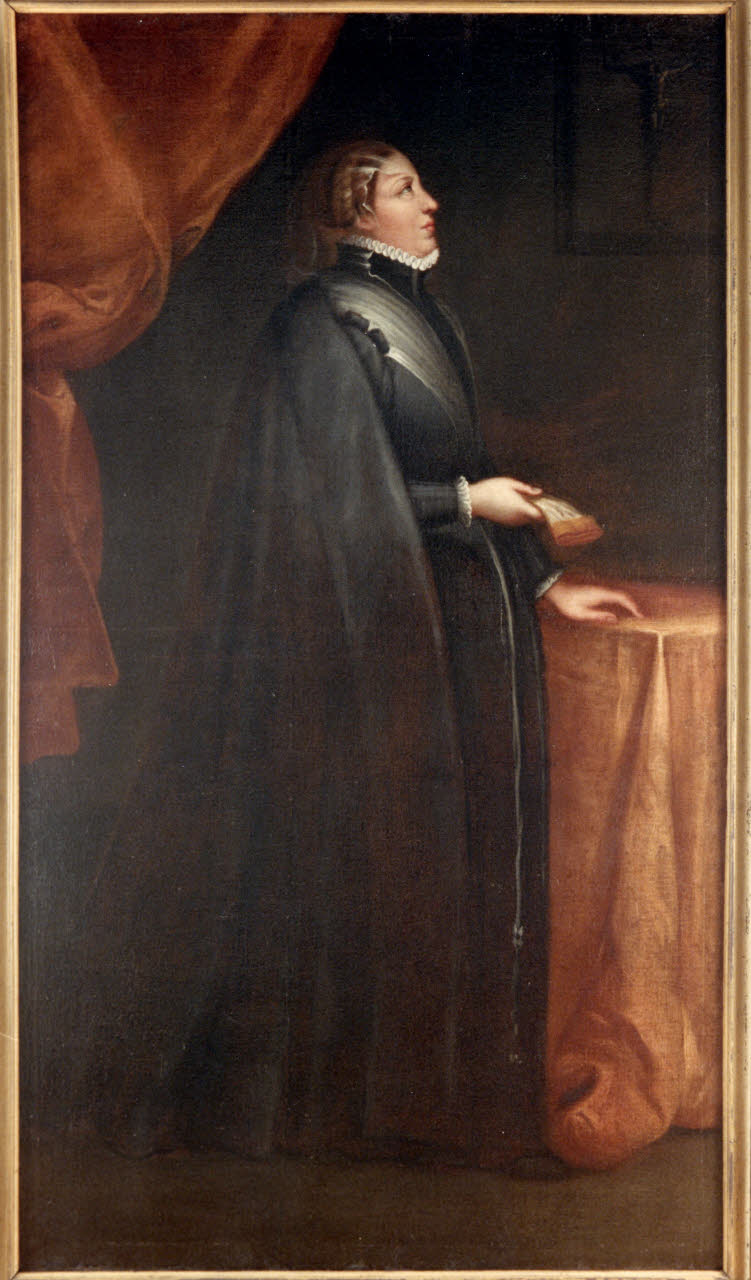 Ritratto di donna con guanto, Ritratto di donna (dipinto) di Anonimo (sec. XVII)