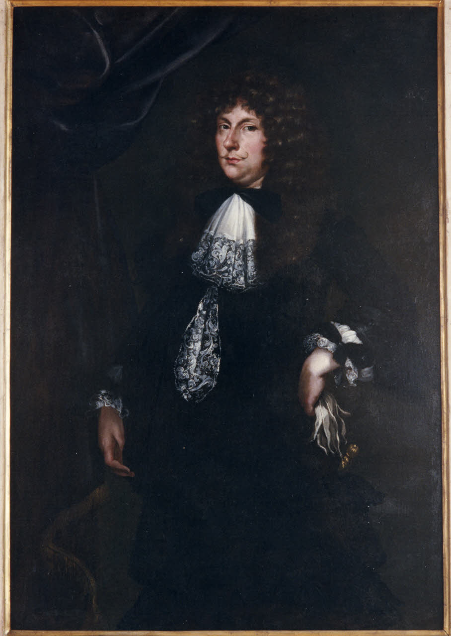 Ritratto di gentiluomo in nero, Ritratto d'uomo (dipinto) di Anonimo (sec. XVII)