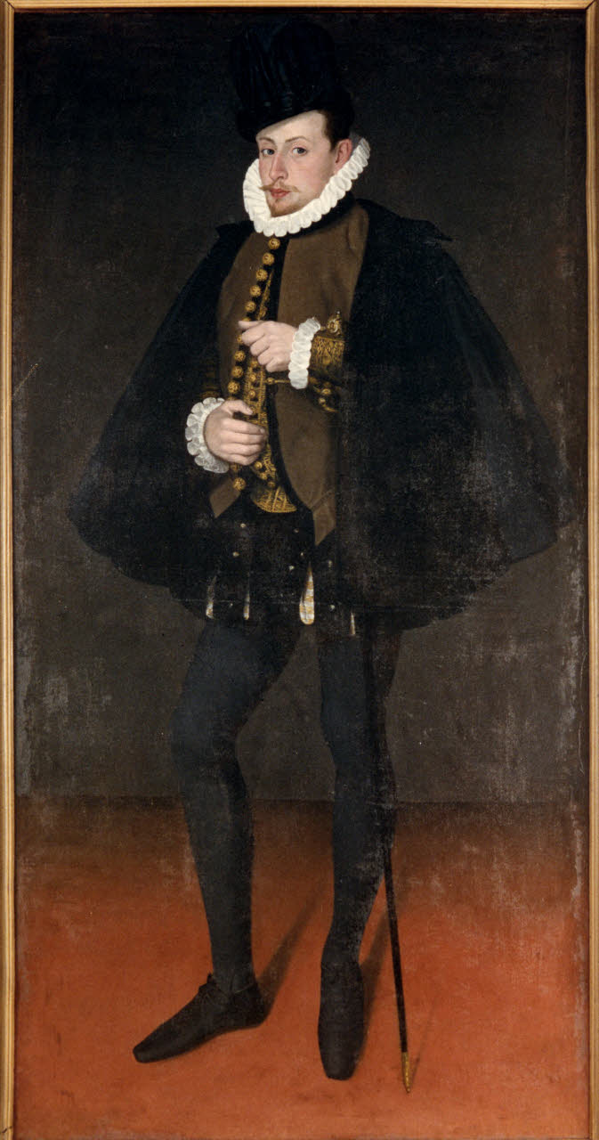 Ritratto di gentiluomo con spada, Ritratto d'uomo (dipinto) di Anonimo (sec. XVII)