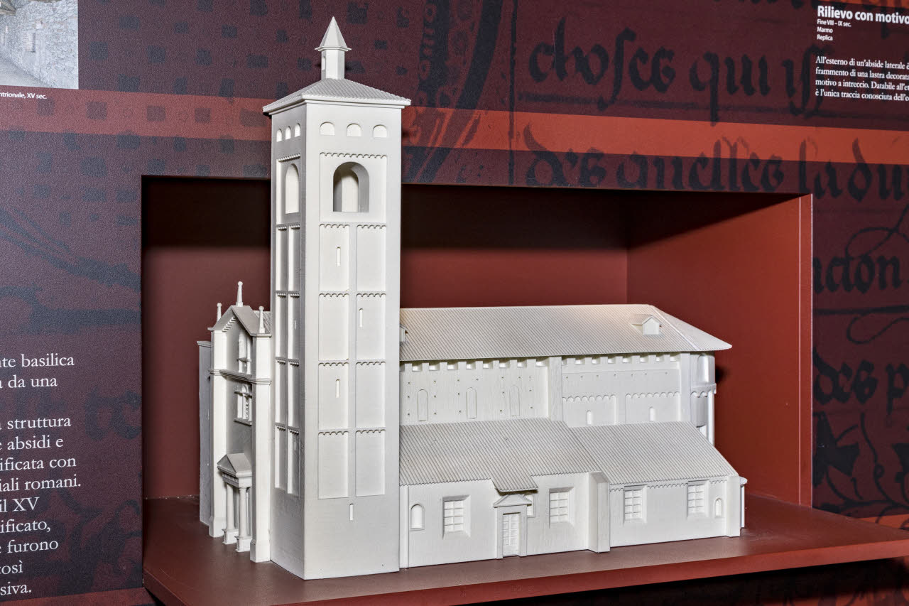 Modello della collegiata di Santo Stefano, Modello della collegiata di Santo Stefano (modello) di Studio Caliari; Protoservice srl (sec. XXI)