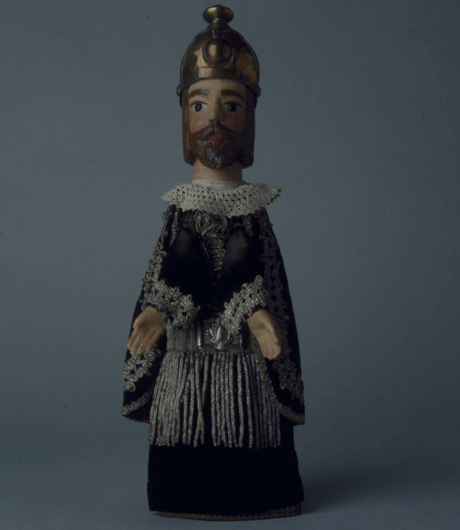 RE DI SPAGNA (burattino) - ambito emiliano (fine sec. XIX)