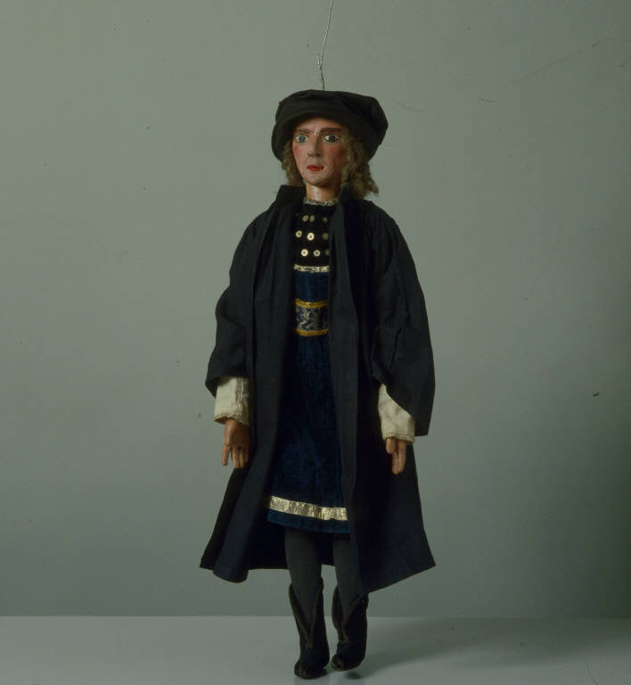 CRISTOFORO COLOMBO (marionetta) - ambito Italia centro-settentrionale (seconda metà sec. XIX)