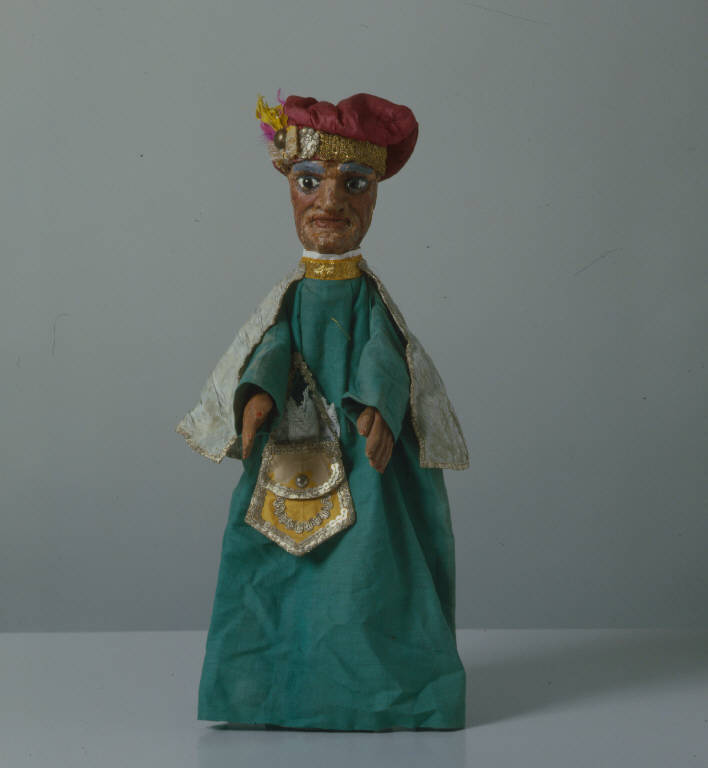 NOBILE DEL 1500 (burattino) - ambito emiliano (seconda metà sec. XIX)