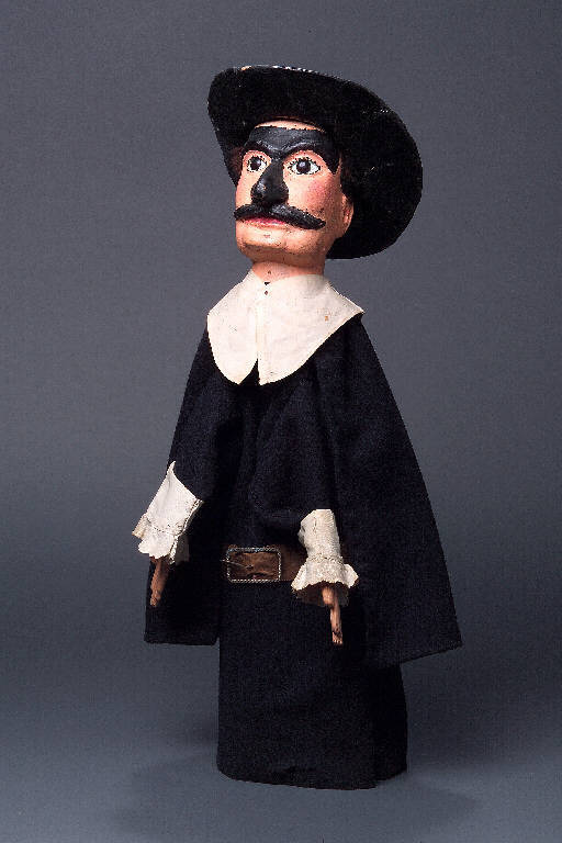 DOTTOR BALANZONE (burattino) - ambito emiliano (fine/inizio secc. XIX/ XX)