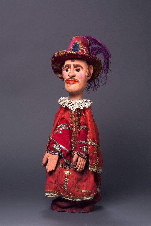 CAVALIERE (burattino) - ambito emiliano (fine/inizio secc. XIX/ XX)