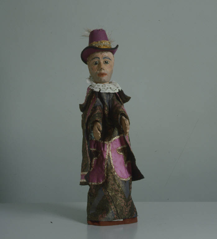 NOBILE DEL 1500 (burattino) - ambito emiliano (seconda metà sec. XIX)