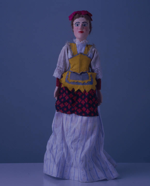 DONNA (burattino) - ambito emiliano (seconda metà sec. XIX)