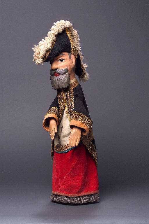 MARESCIALLO NAPOLEONICO (burattino) - ambito emiliano (fine sec. XIX)